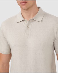 Van Heusen - Cotton Silk Knitted Polo