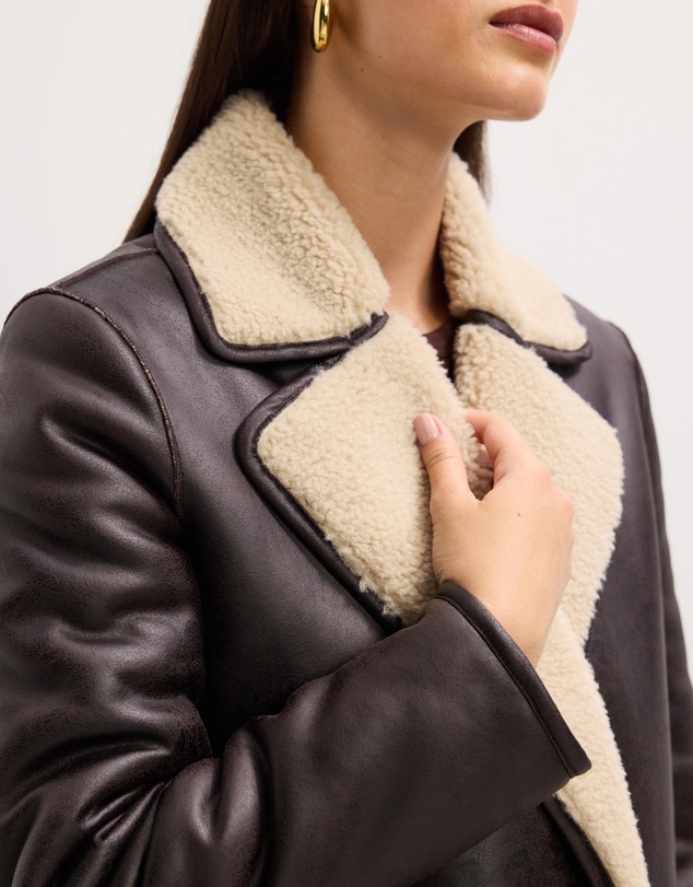 The Fated - Tyra Shearling Coat