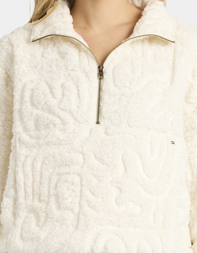 Billabong - Womens Le Love Half Zip Fleece Top