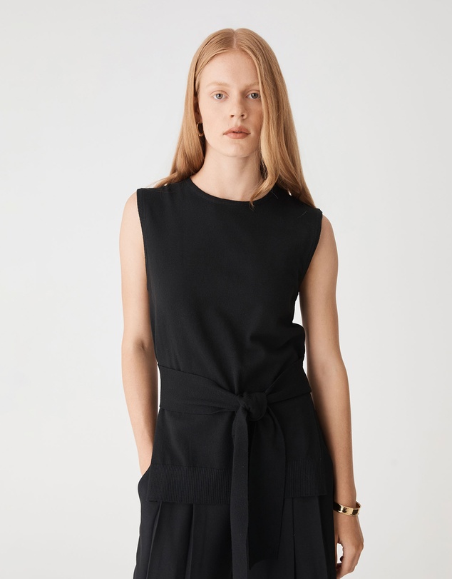 Forcast - Nora Sleeveless Tie Waist Knit