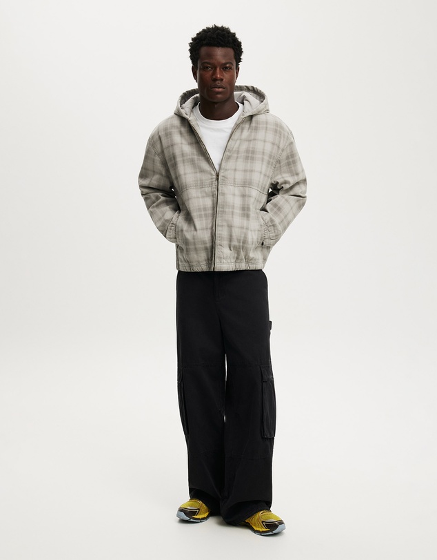 Cotton On - Cropped Hooded Bomber