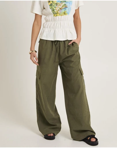 Subtitled - Mia Drap Cargo Pants