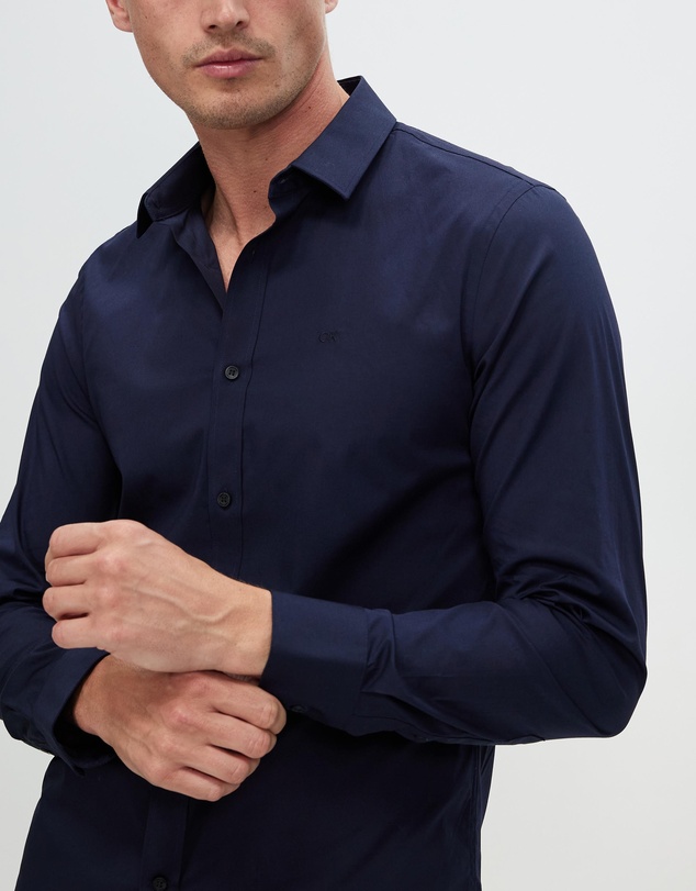 Calvin Klein - Stretch Poplin Slim Shirt