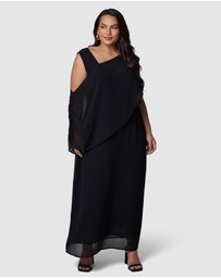 Pink Dusk by Curve Project - Move Me Maxi Dress
