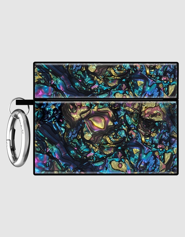 Flaunt - Flaunt Abalone Shell with Silver Clip Case for AirPod Pro 3