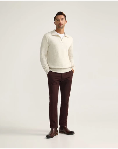 Oxford - Rocco Polo Collar Wool Knit
