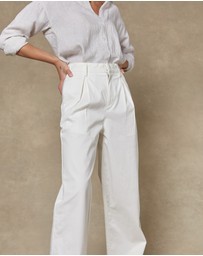 DRICOPER DENIM - Maya Ivory Wide Leg Pants