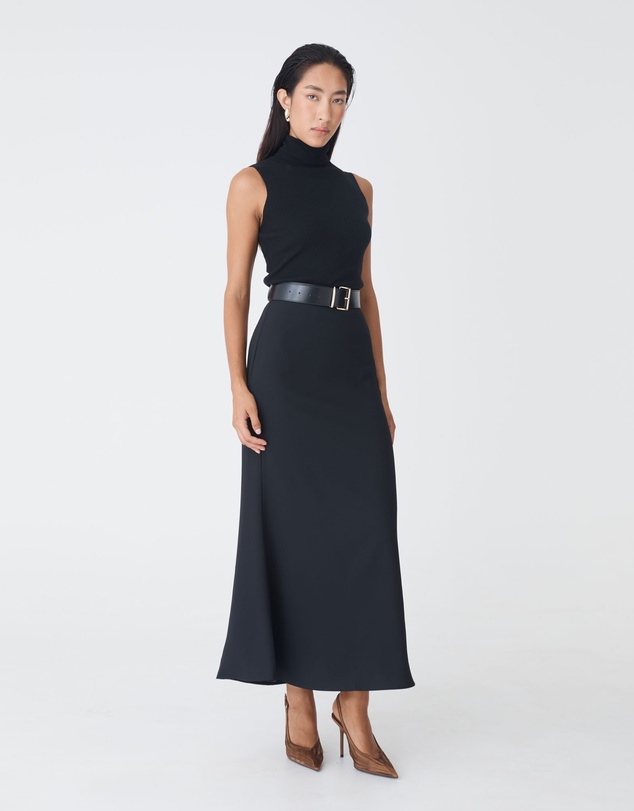 Forcast - Suzie Turtleneck Rib Knit Top