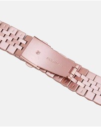 Friendie - Stainless Steel Link Bracelet Band - The Perth - Apple Watch Compatible
