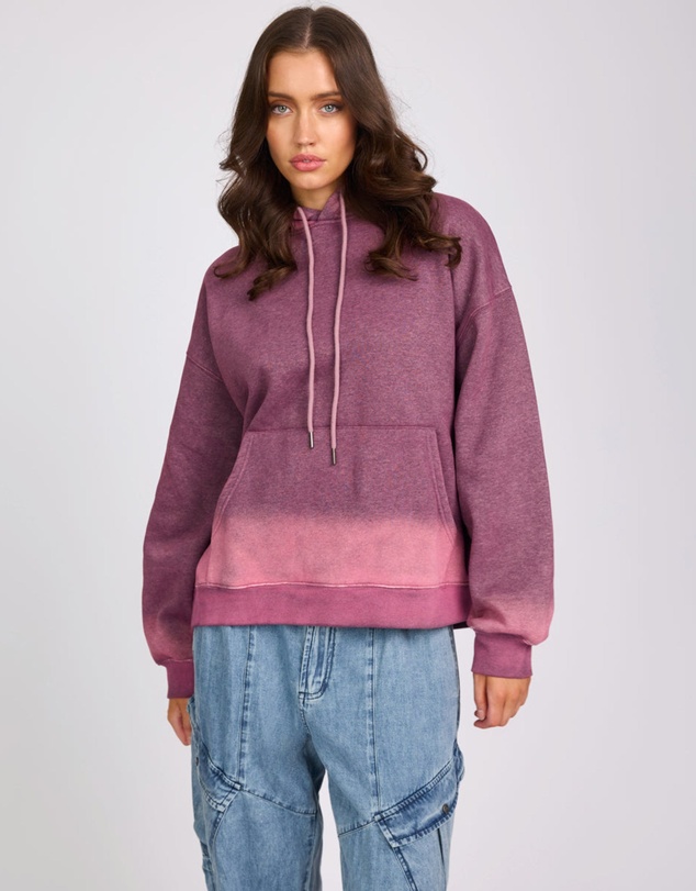 ONE TEASPOON - Smiley Batwing Hoody - Pink