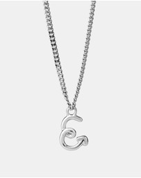 Karen Walker - E Initial Love Letter Necklace