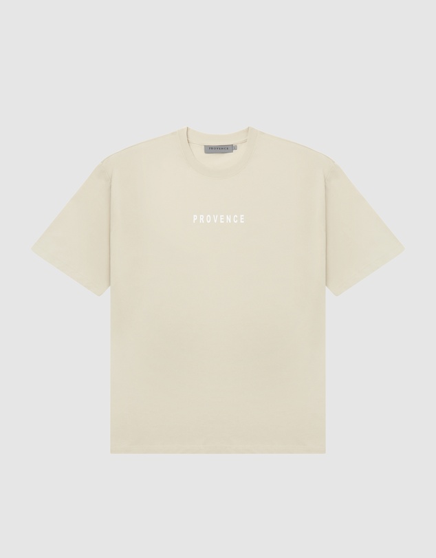 Provence - Crest Logo T-Shirt Beige