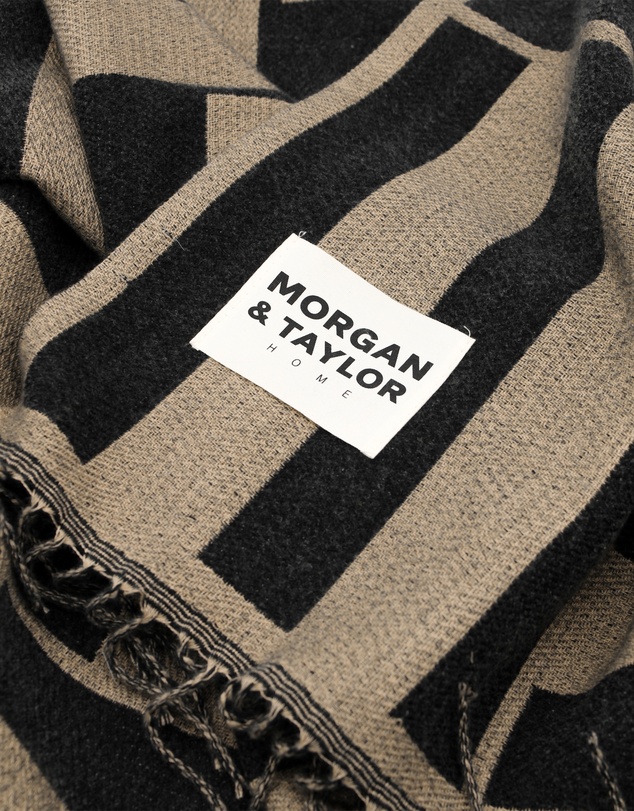 Morgan & Taylor - Anise Throw Blanket in Black