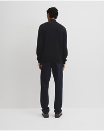 Country Road - Australian Good Earth Cotton Half Zip Knit