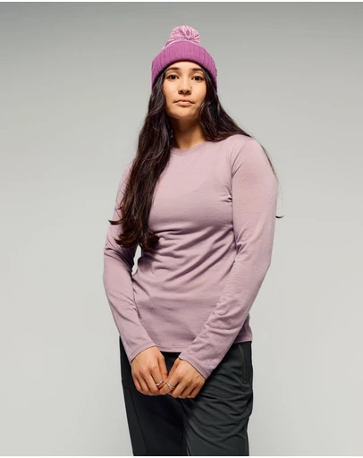 Kathmandu - 100% Merino Long Sleeve Crew Top