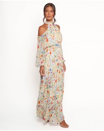 Petal & Pup - Hilary Pleated Maxi Dress - Garden Floral