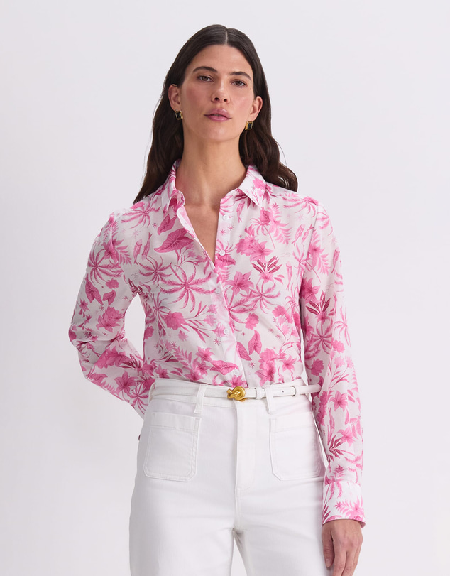Sportscraft - Cotton Silk Palm Shirt