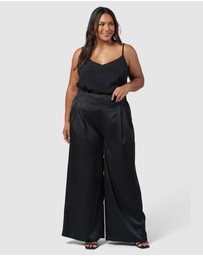 Pink Dusk by Curve Project - Last Time Satin Pants