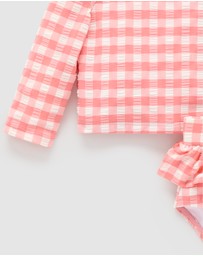 Purebaby - Printed Long Sleeve Rashie Set- Kids-Babies