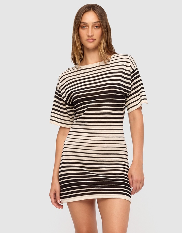 Zulu & Zephyr - Ramie Cotton Knit Mini Dress