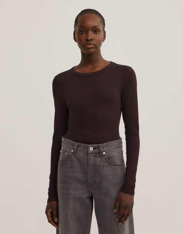 Witchery - Crew Rib Long Sleeve Top