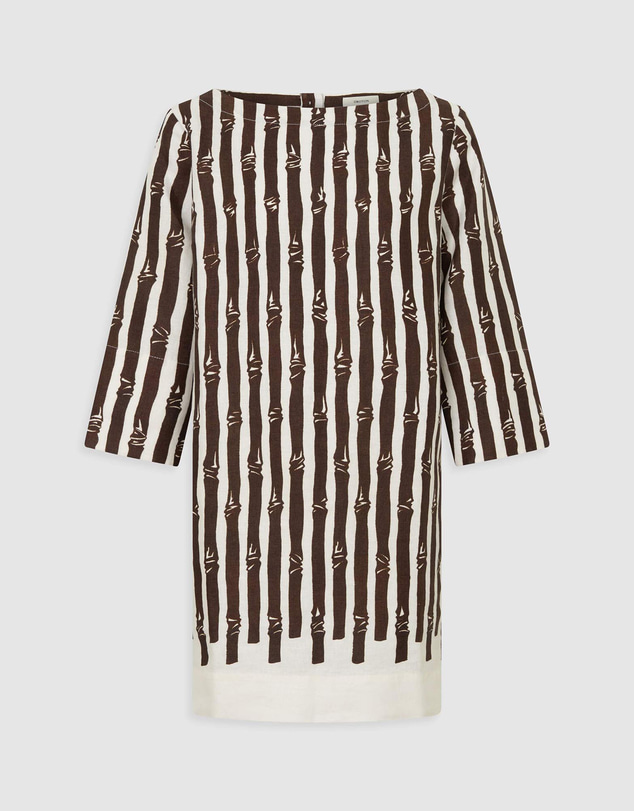 Oroton - Bamboo Print Shift Dress