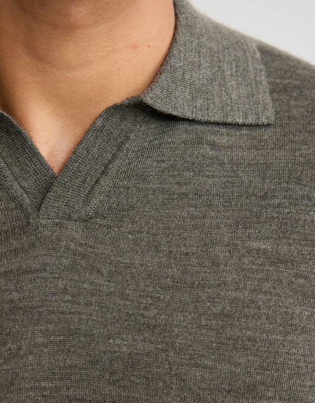Oxford - Blair Polo Collar Merino Knit