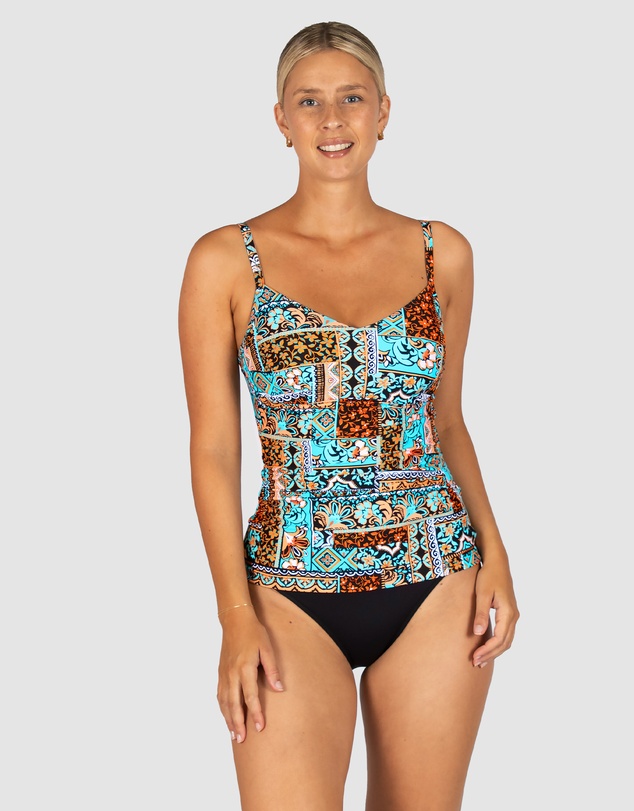 Baku Swimwear - Tulum D-E Cup Underwire Singlet Top