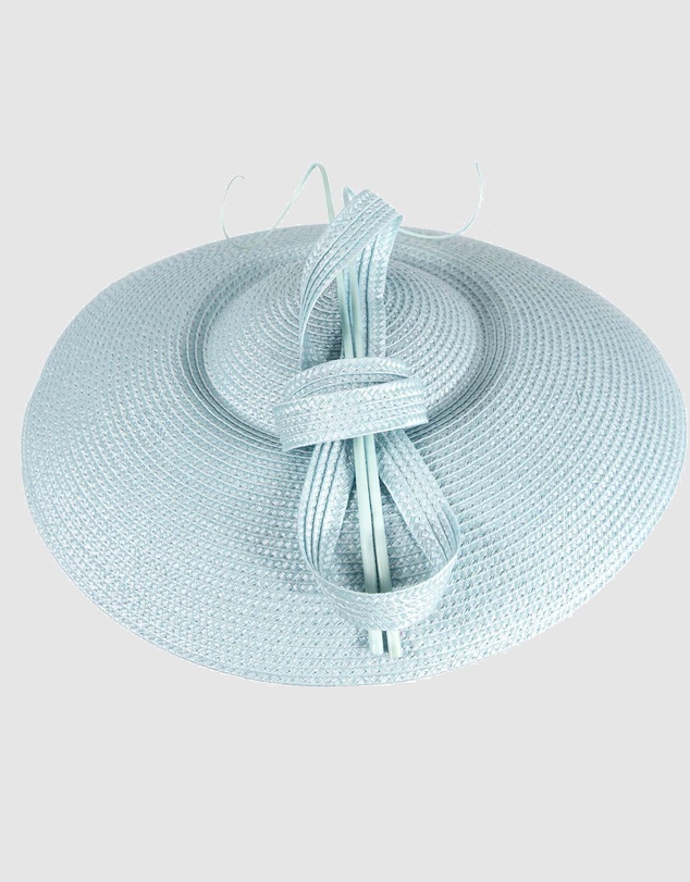 Max Alexander - Saucer Blue Racing Fascinator Hat