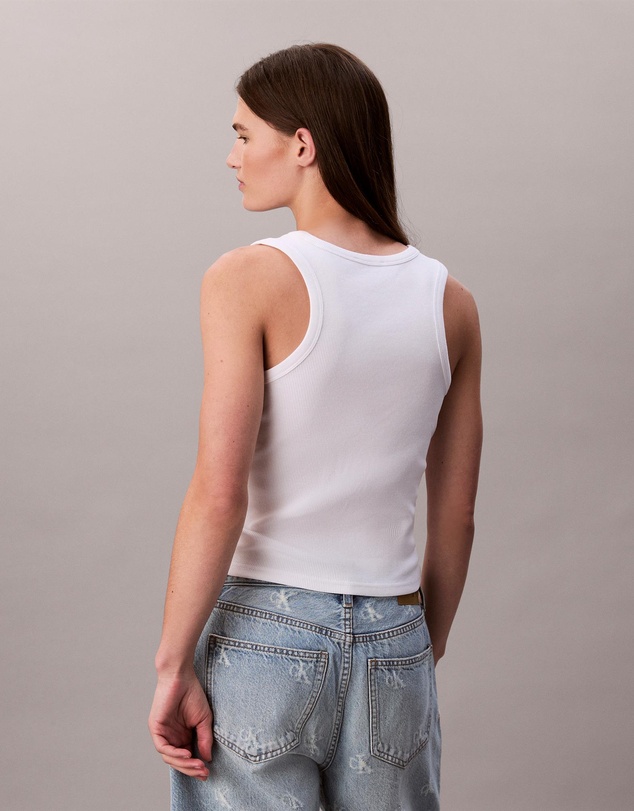 Calvin Klein Jeans - Cotton Stretch Ribbed Tank Top