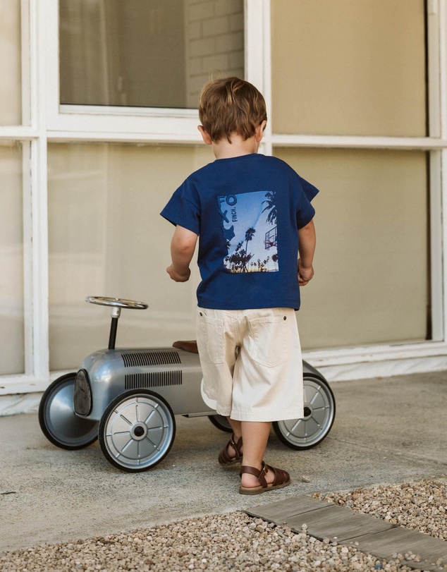 Fox & Finch - Casablanca Organic Palm Tee - Kids