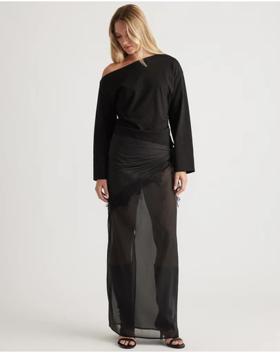 Decjuba - Ally Tipped Shoulder Tee