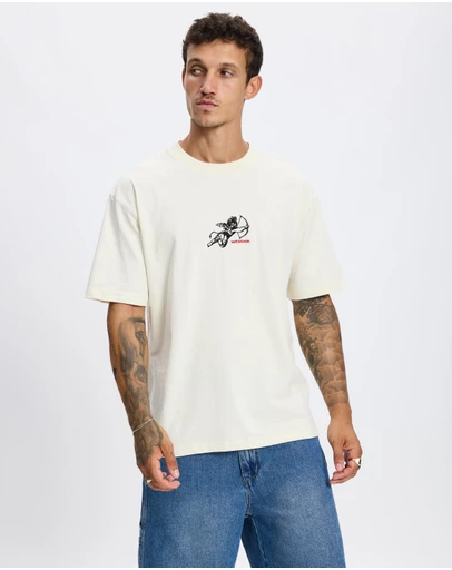 Worship - Cherub Heavyweight Embroidered Tee
