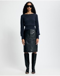 Lover - Vespera Alpaca Blend Sheer Jumper