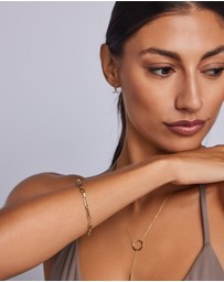 Zoe Olivia - 9K Gold Paperchain Bracelet