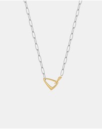 Ania Haie - Tough Two-Tone Chunky Arrow Link Necklace