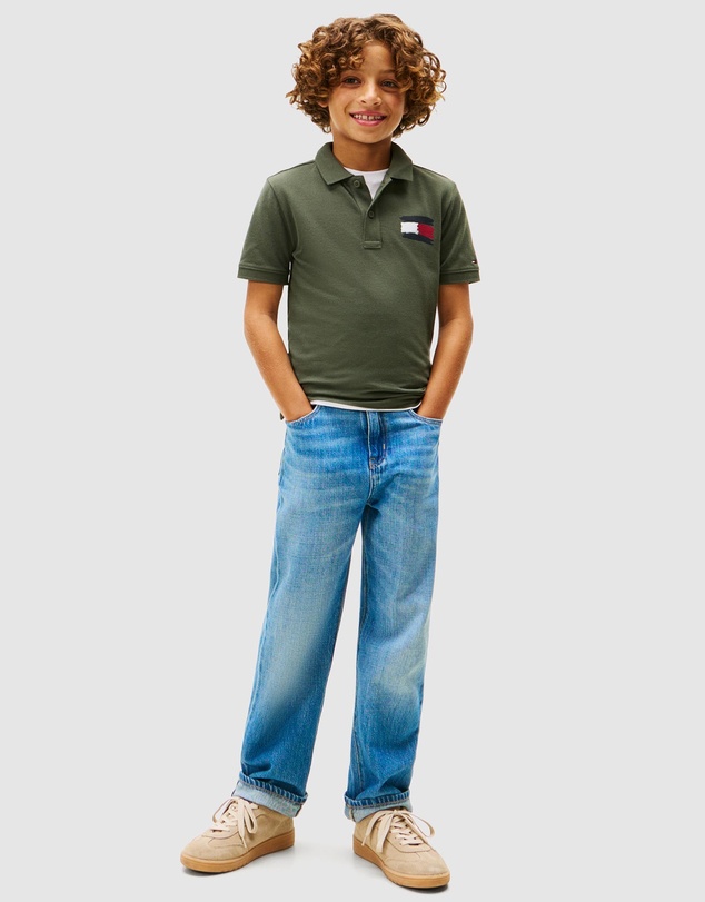 Tommy Hilfiger - Tommy Flag Polo SS - Kids