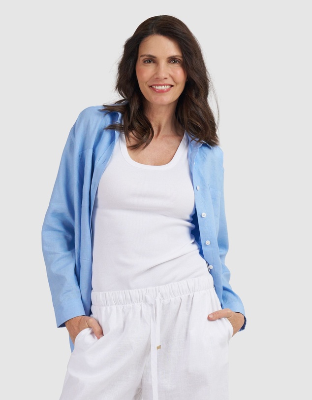 CAMIXA - Luna Oversize Linen Shirt