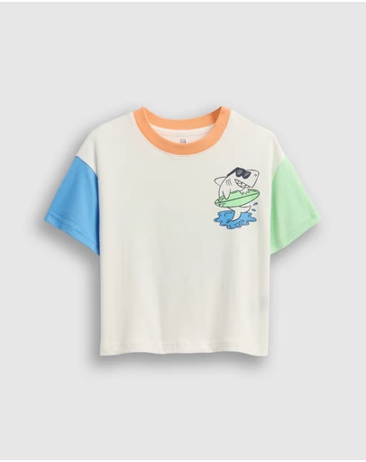 GAP - Surf GR Boxy Tee - Babies-Kids