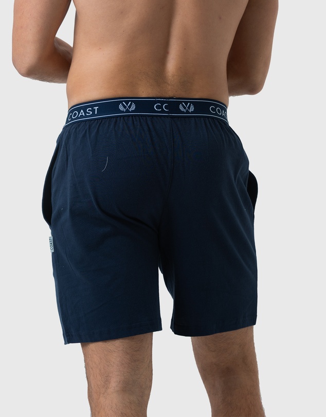Coast Clothing - Navy Lounge Shorts