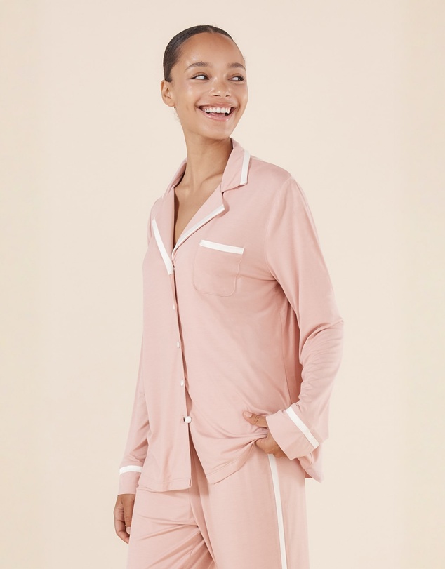 Gingerlilly - Grace Pink Bamboo PJ Set