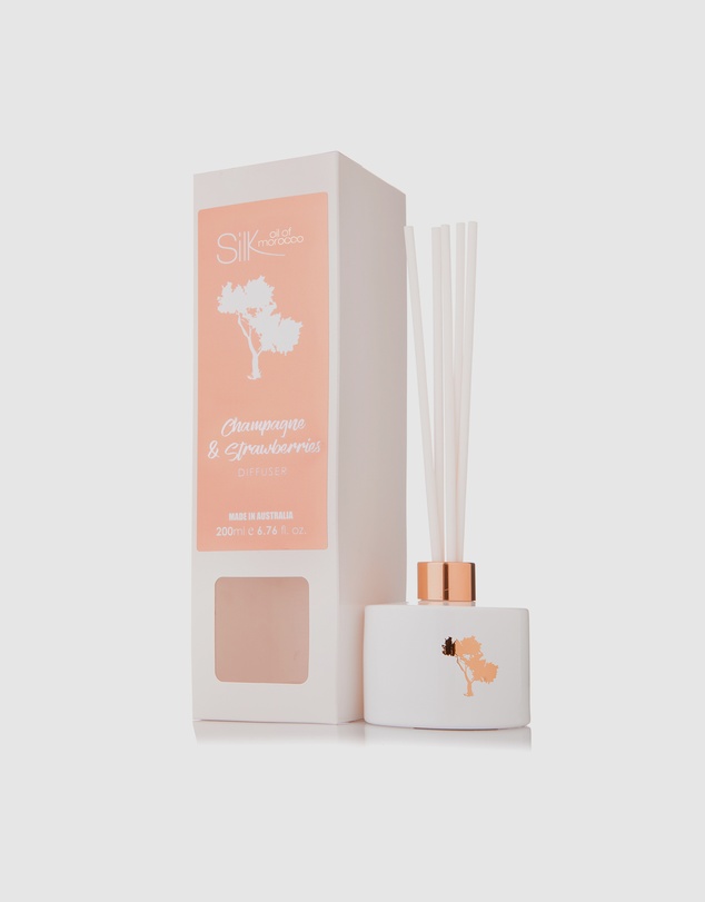 Silk Oil of Morocco - Champagne & Strawberries Luxe Reed Diffuser