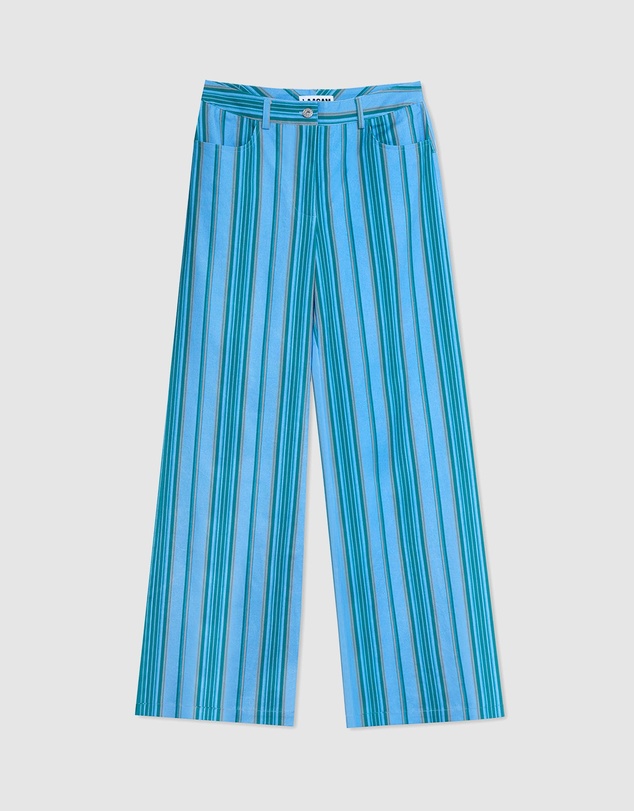 Laagam - Leroy Striped Twill Pants