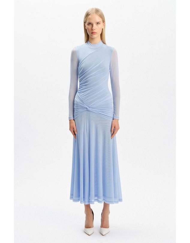Bardot - Liyana Ruched Mesh Dress
