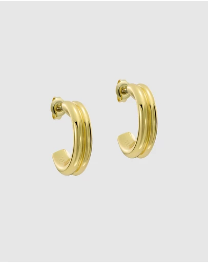 Ted Baker - HILYA: Hidden Heart Small Hoop Earrings