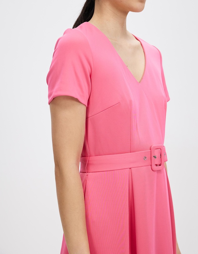 Pink Ruby - Spring Racer Aline Dress