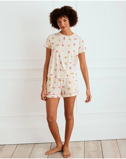 Chelsea Peers - Desert Icons Print Short Pyjama Set
