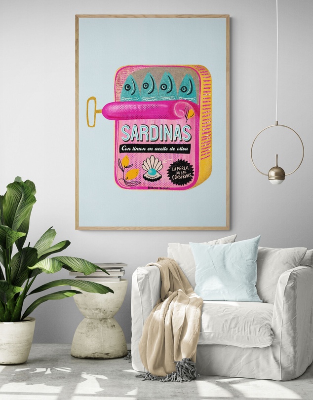Inka Arthouse - Sardinas Art Print