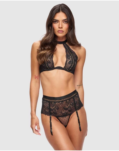 Ann Summers - Entice Me Black Erotic Set Foldover