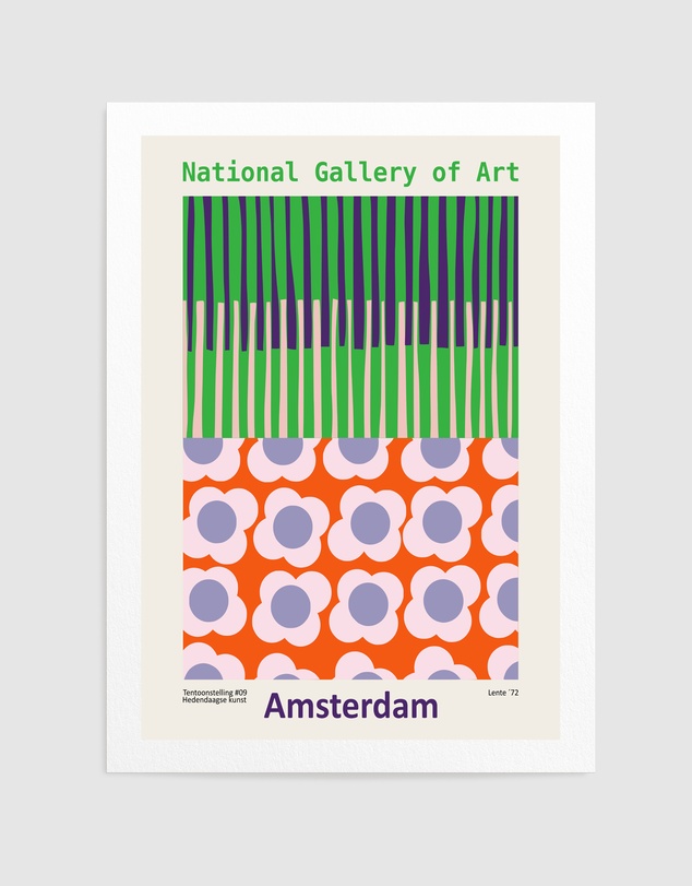 Olive et Oriel - National Gallery Of Art Amsterdam by Annick Art Print
